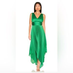 BCBGMAXAZRIA Asymmetrical Evening Dress